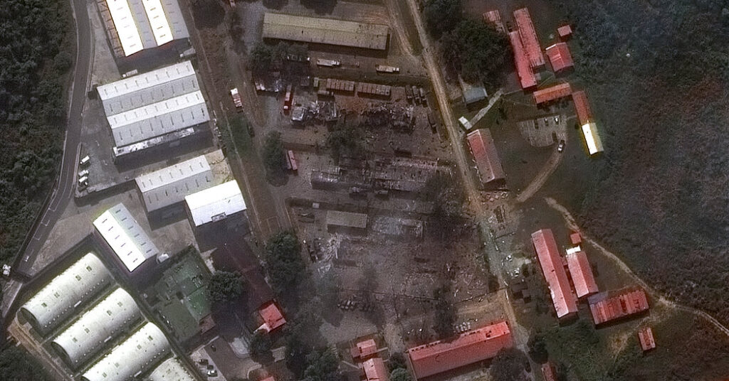 Satellite Imagery Reveals Damage to Venezuelan Base Where Maduro Was Captured