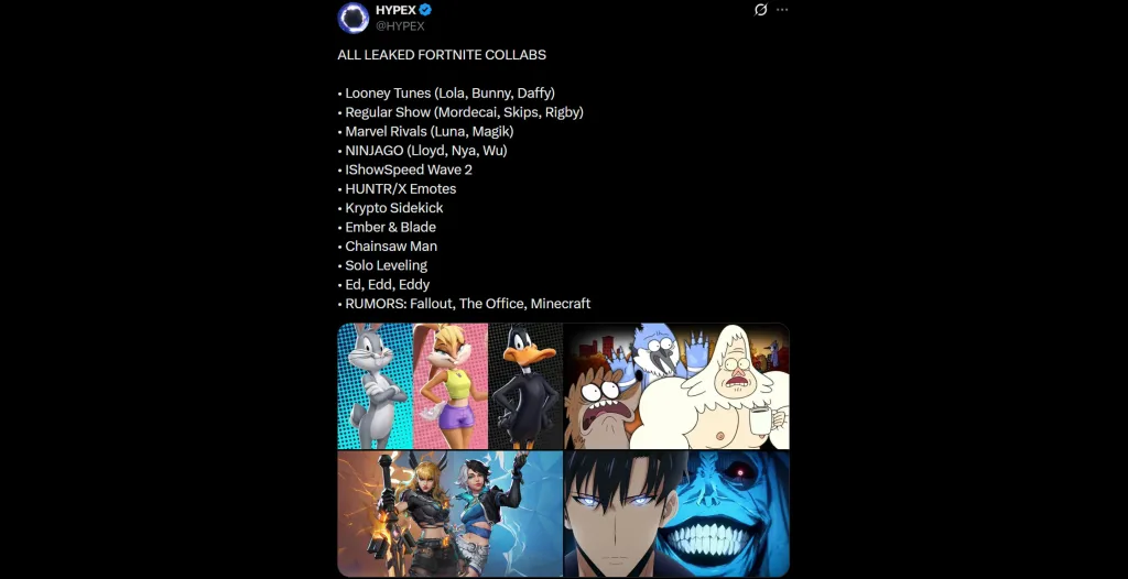 Fortnite Leaks Chapter 7 HypeX