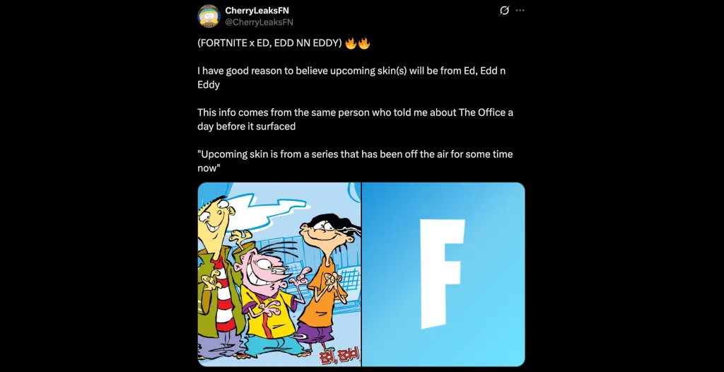 Fortnite Ed, Edd n Eddy Leak