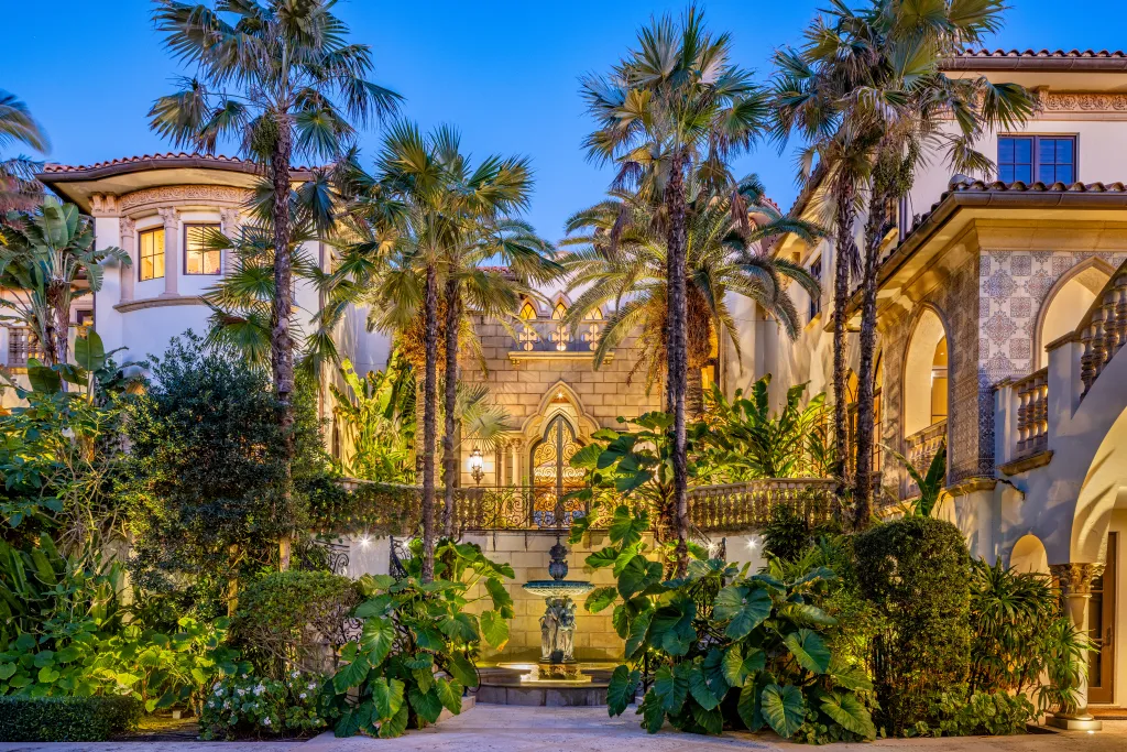 The Italian villa style estate was built in 2007