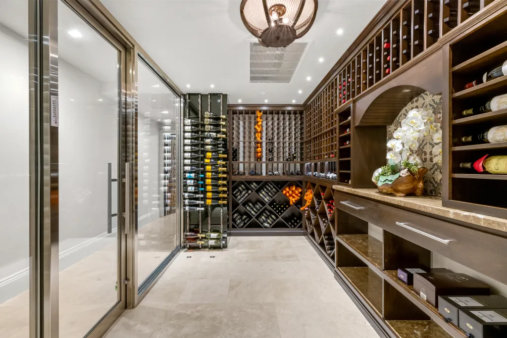 The wine cellar