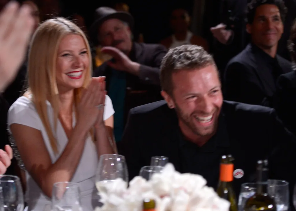 Gwyneth Paltrow and Chris Martin at the 3rd annual Sean Penn and Friends HELP HAITI HOME Gala in January 2014