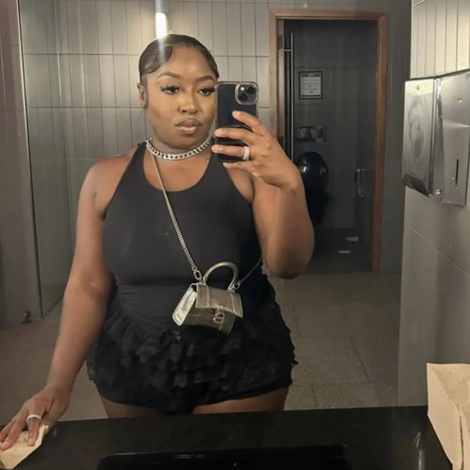 Whitney Quartey, a 30-year-old from Queens, is pictured before weight loss.