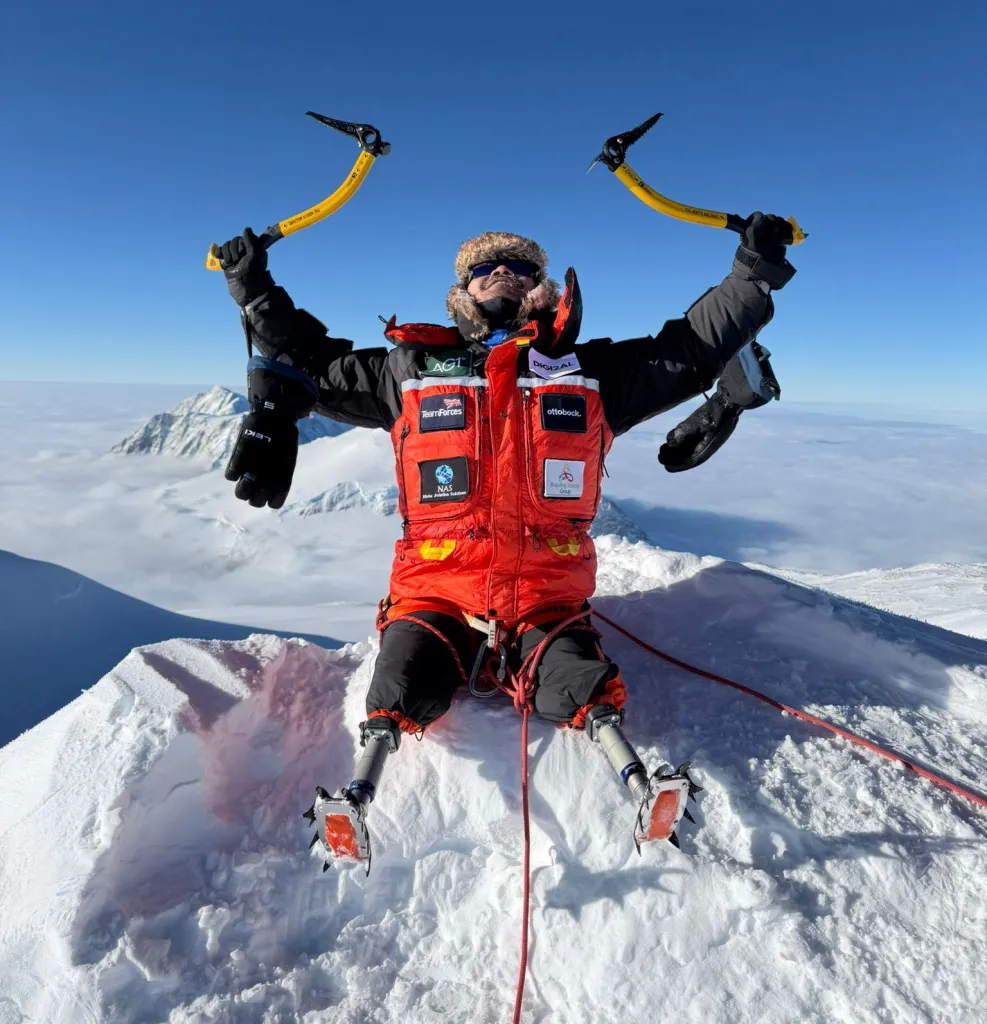 Hari Budha Magar, MBE, 46, has become the first double above-knee amputee to summit the highest peaks on every continent in the world.