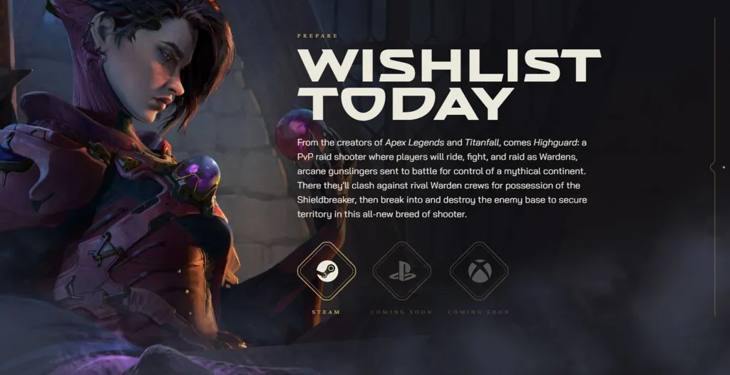 Highguard PS5 Release Date