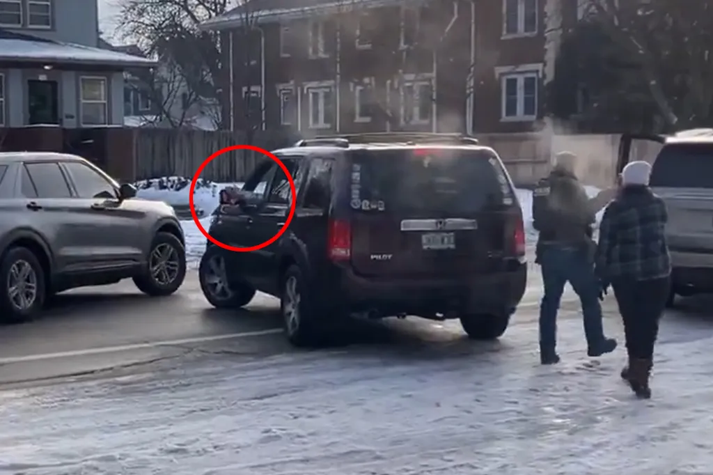 Graphic footage from the scene showed Good appearing to try to flee the ICE officers after she was accused of blocked the street and obstructing their enforcement operations.