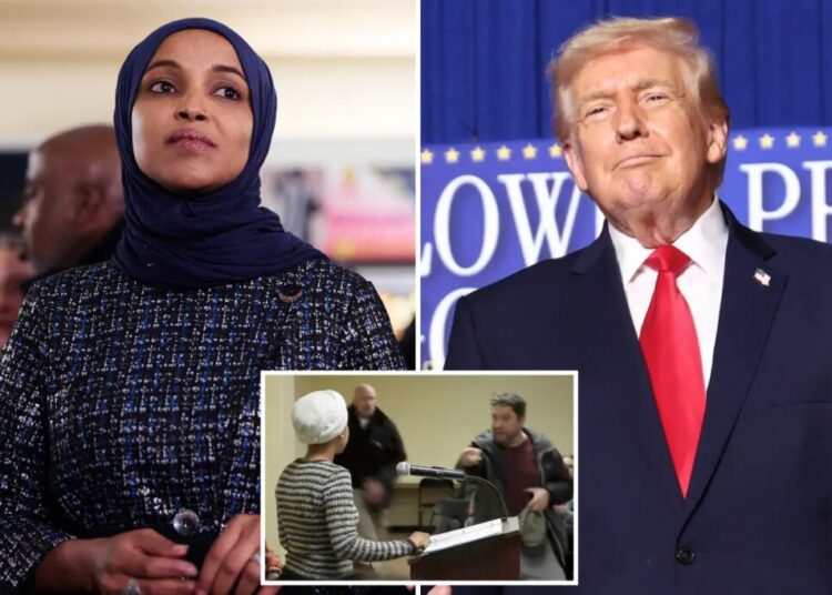 Rep. Ilhan Omar suggests Trump is to blame for syringe attack: ‘So obsessed with me’ 