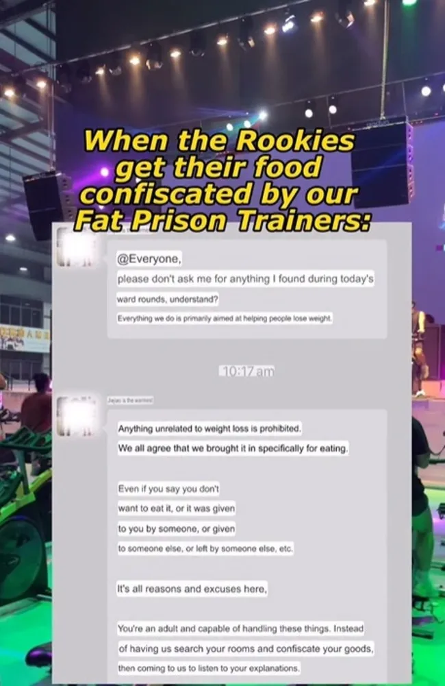 Screenshot of a phone conversation with a trainer in a Chinese 