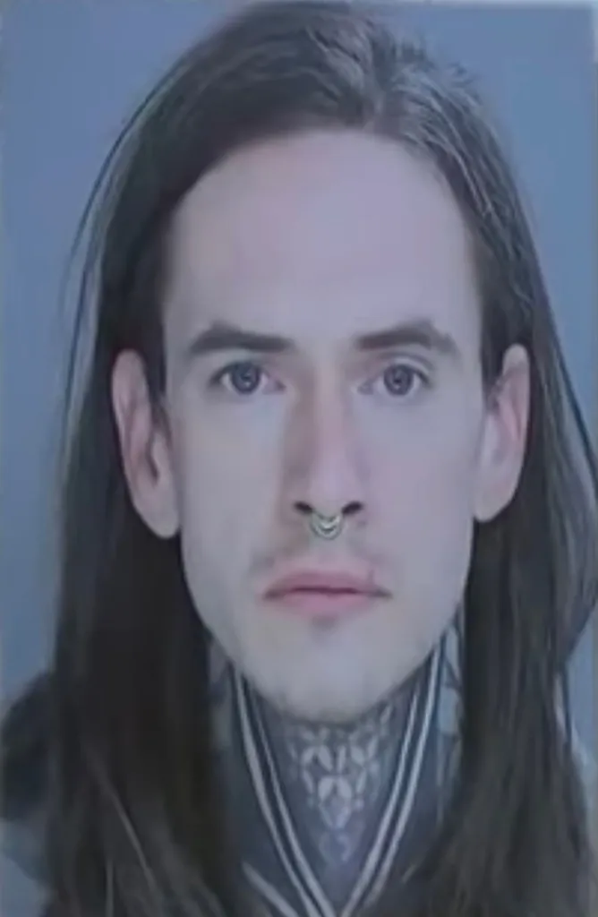 Jonathan Gerlach, alleged grave robber.