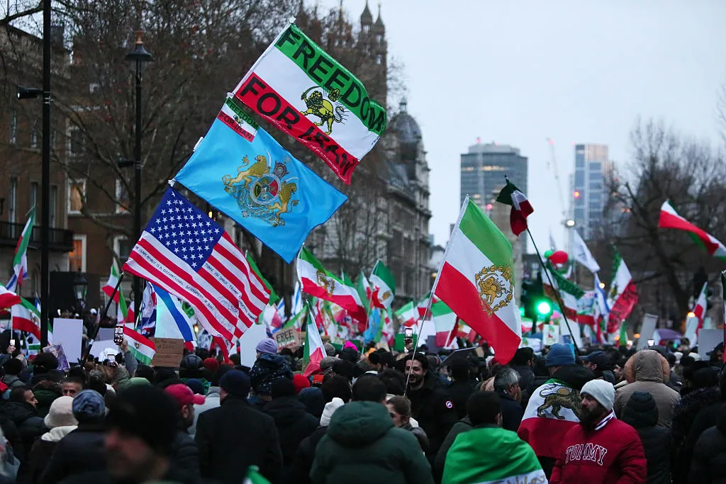 London Rally Held In Solidarity With Protesters In Iran