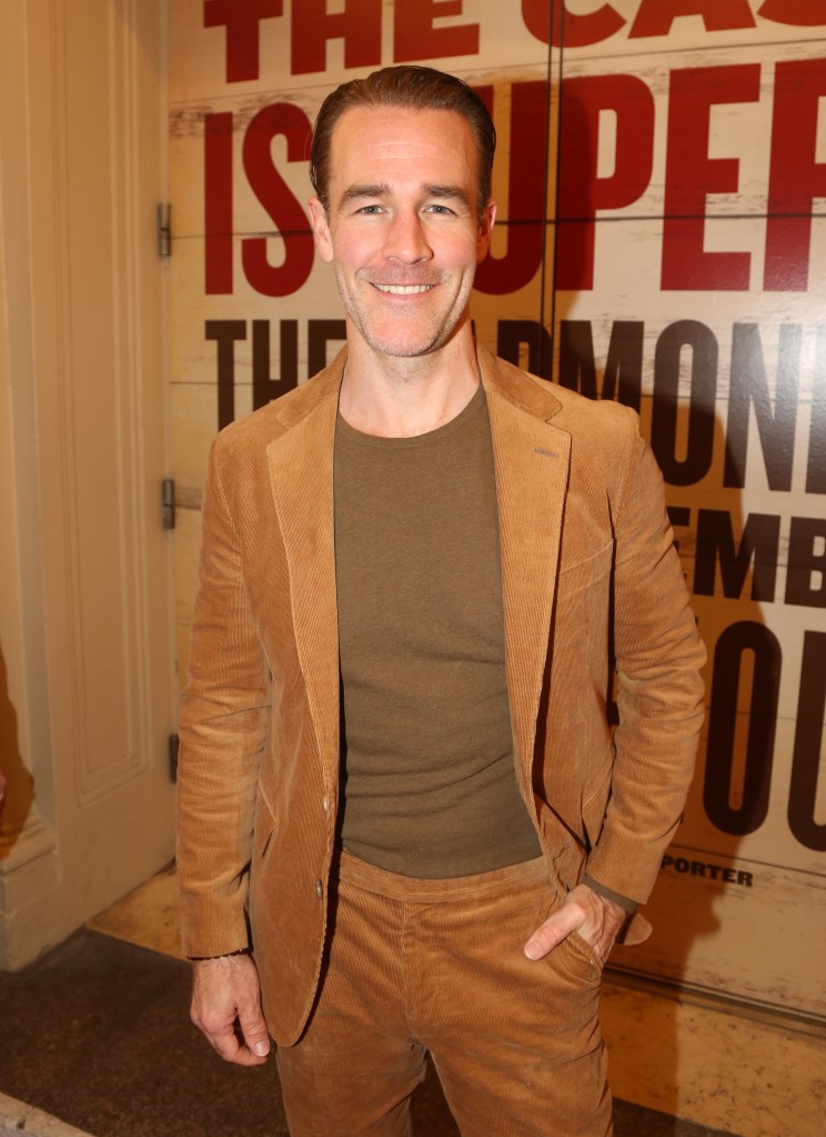 James Van Der Beek at the Broadway opening night of 