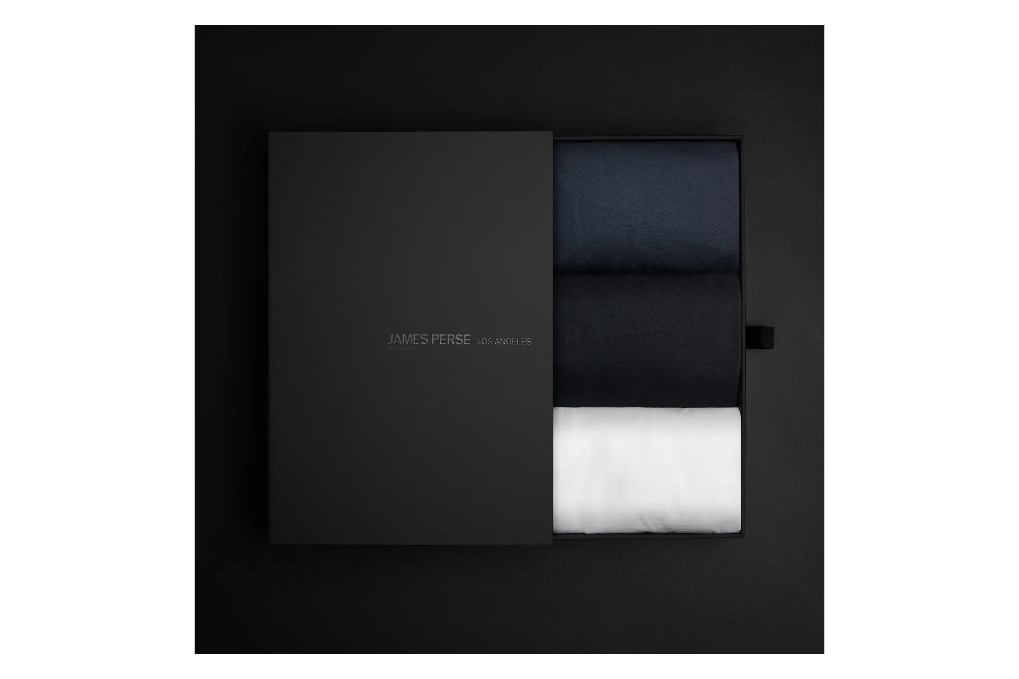 Opened black box with 