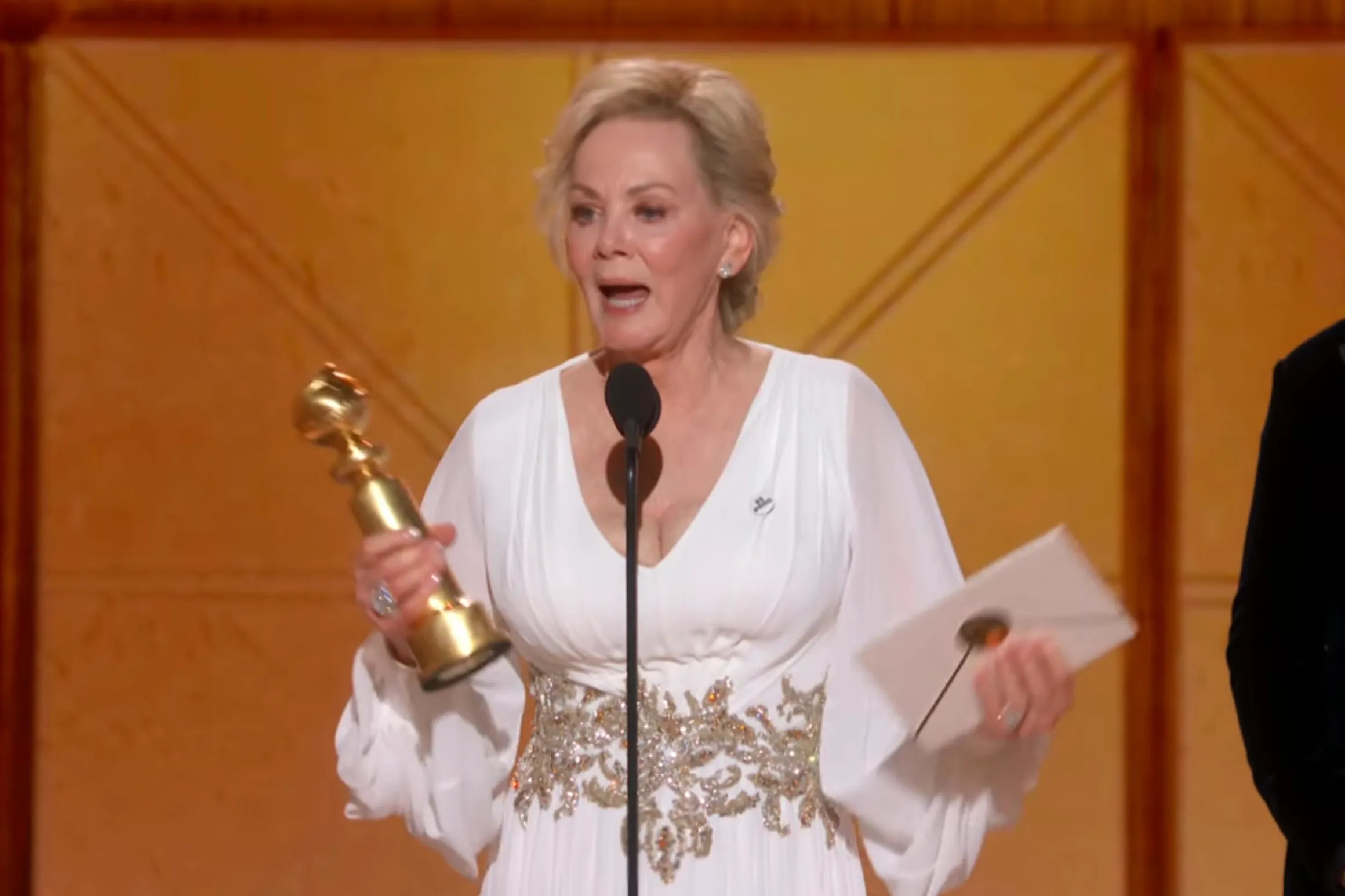 Jean Smart at the 2026 Golden Globes