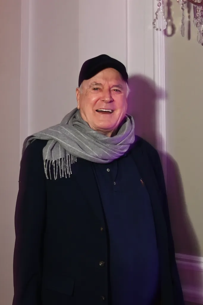 John Cleese attends a surprise party for his 60 years in entertainment in London, England, on Nov. 19, 2025. 