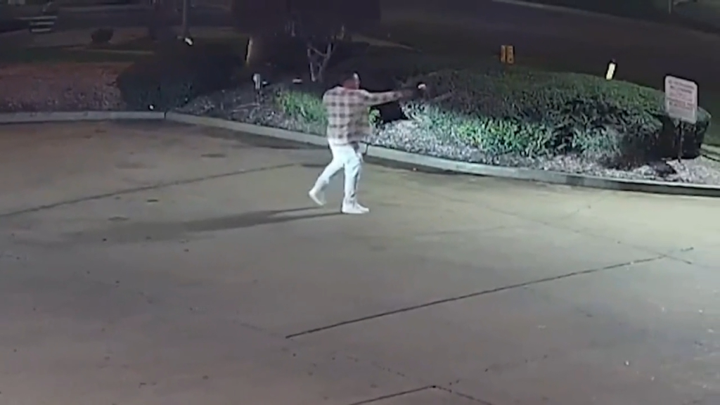 Jonathan Ross Mata, 39, was seen aiming a pistol at a fleeing SUV outside a Shell gas station in Houston and unloading gunfire, killing 25-year-old Desmond Butler around 1 a.m. on Dec. 25, footage obtained by KHOU 11 shows.