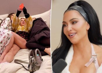 Kim Kardashian details ‘crazy sleepover’ with Britney Spears: ‘Wanted some girl time’