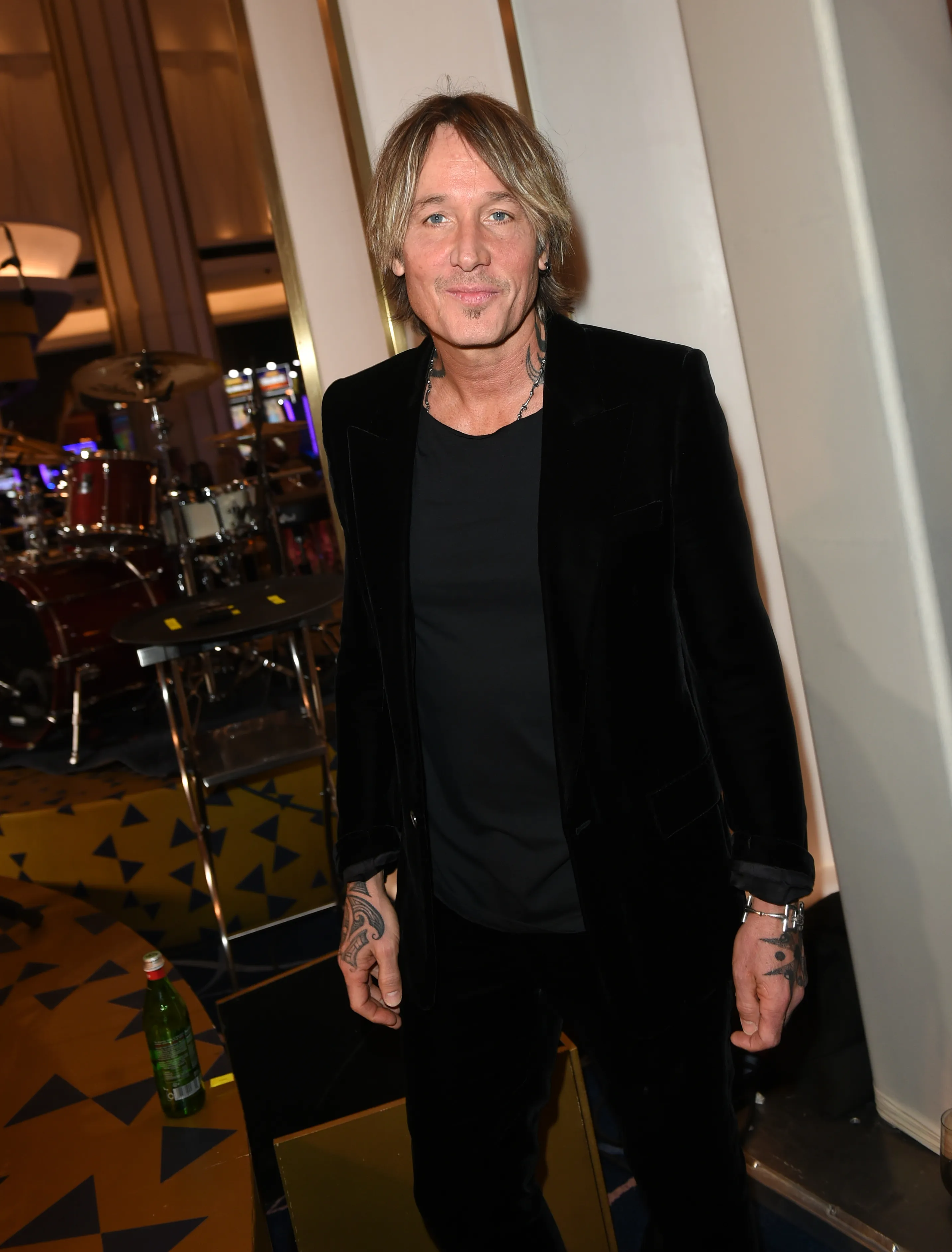 Keith Urban poses during the Fontainebleau Las Vegas Star-Studded Grand Opening Celebration.