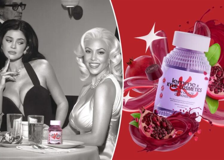 Kourtney Kardashian and Kylie Jenner team up for new beauty and longevity gummy made with spermidine