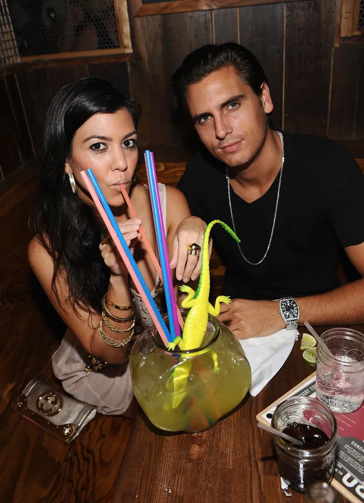 Kourtney Kardashian and Scott Disick at the Grand Opening of Brother Jimmy's Murray Hill.