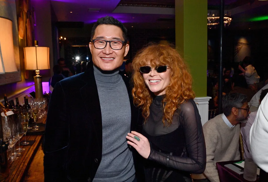 Daniel Dae Kim and Natasha Lyonne at the Sunrise Collective Multicultural Dinner.