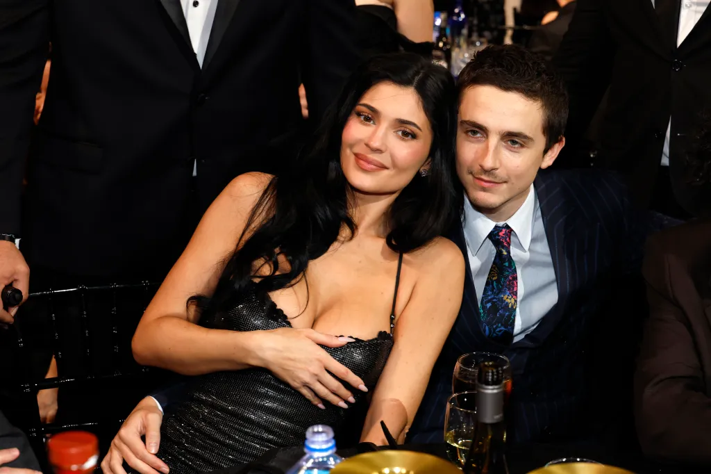 Kylie Jenner and Timothée Chalamet at the 31st Annual Critics Choice Awards.