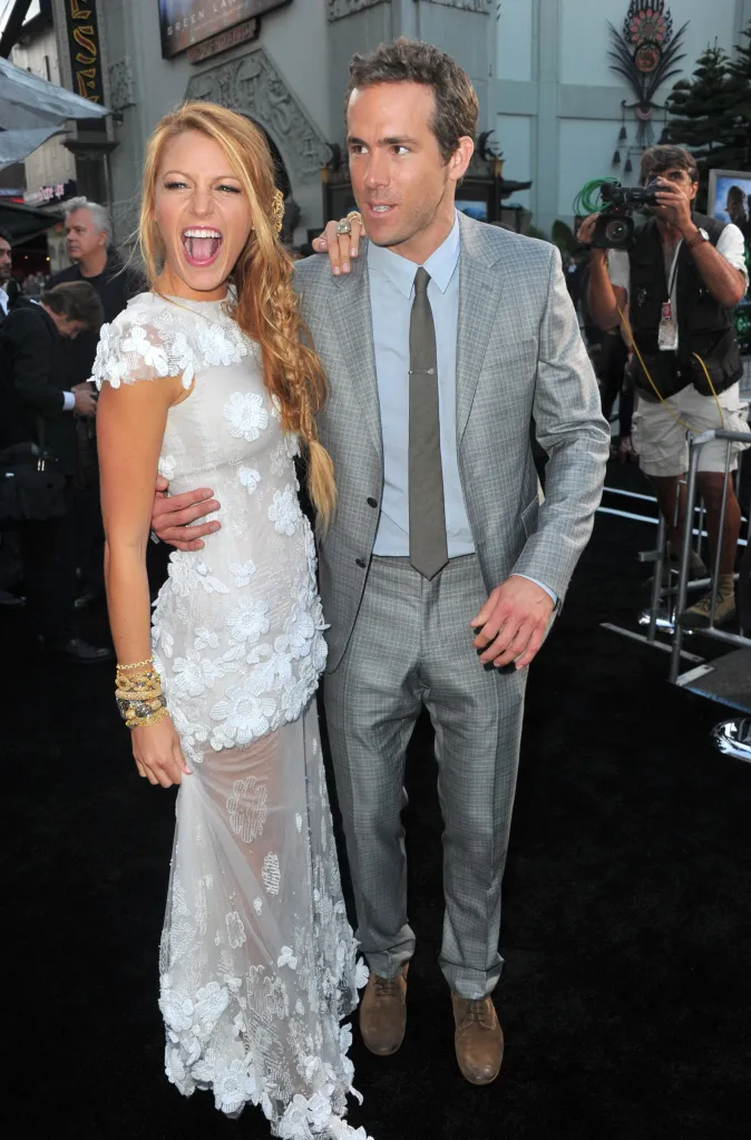 Actors Blake Lively and Ryan Reynolds at the 