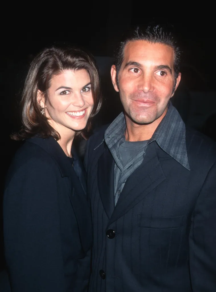Lori Loughlin and Mossimo Giannulli attend GQ Magazine Cocktail Party Honoring Peter Bart at the Beverly Hills Hotel in Beverly Hills,