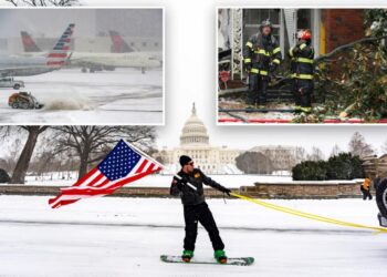 Winter Storm Fern rages across US, canceling near-record flights — and leaving more than 1M without power