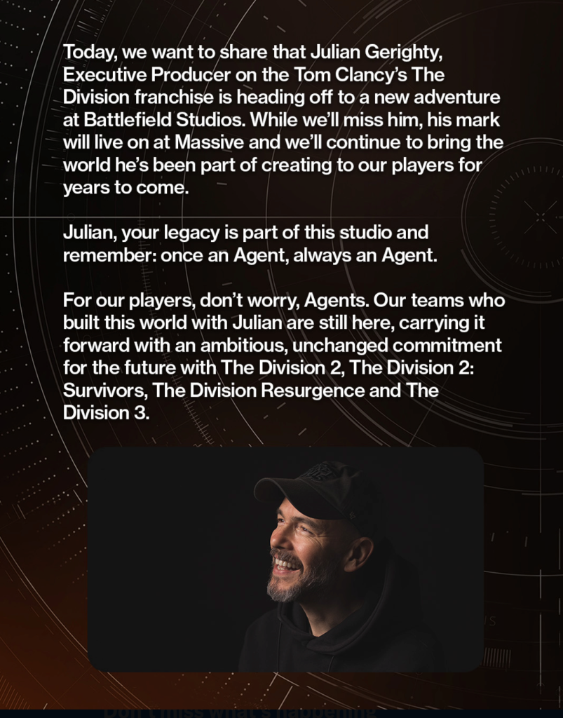 Screenshot: Massive Entertainment