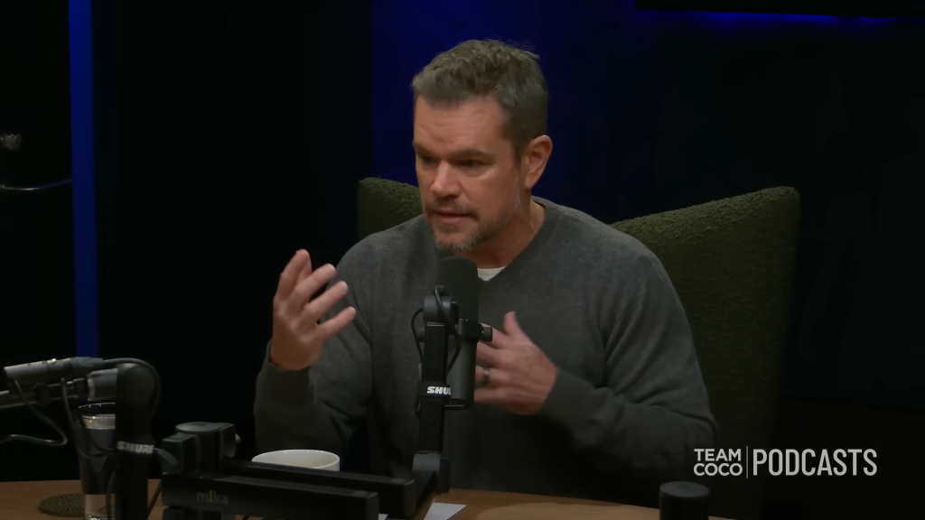 Matt Damon revealed that Clint Eastwood had a few choice words for the actor while they worked together on the 2009 docudrama 