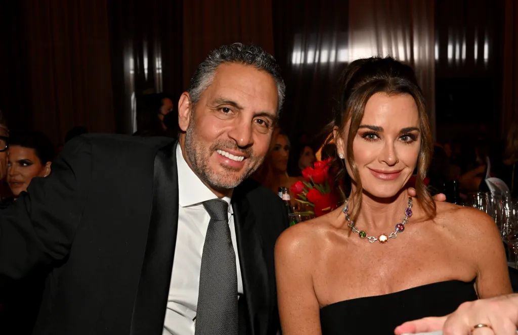 Mauricio Umansky and Kyle Richards attending the Elton John AIDS Foundation 31st Annual Academy Awards Viewing Party.