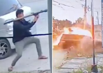 Harrowing video shows Filipino mayor miraculously survive rocket launcher attack — as one suspect remains at large
