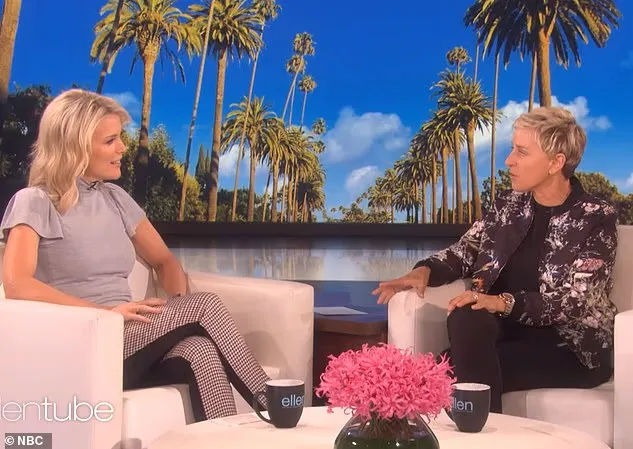 Megyn Kelly and Ellen DeGeneres on The Ellen DeGeneres Show.