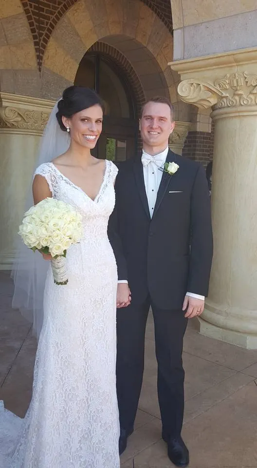 Dr. and Mrs. McKee's wedding photo.