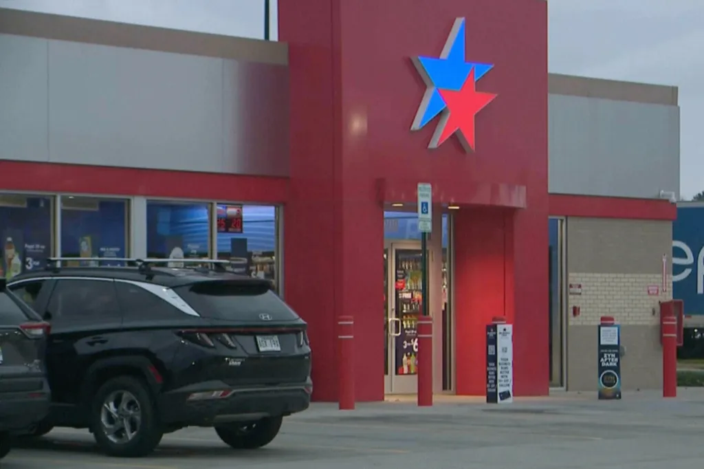 The Murphy USA store and gas station in Cabot, Arkansas that sold the $1.82 billion Powerball ticket on Dec. 24, 2025.