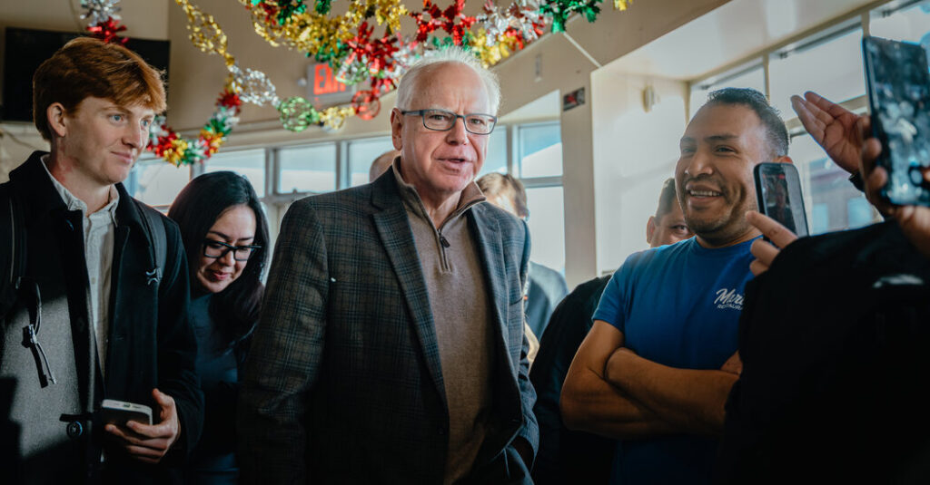 Tim Walz’s 17-Month Roller Coaster: A Sudden Rise, Then a ‘Tough Fight’