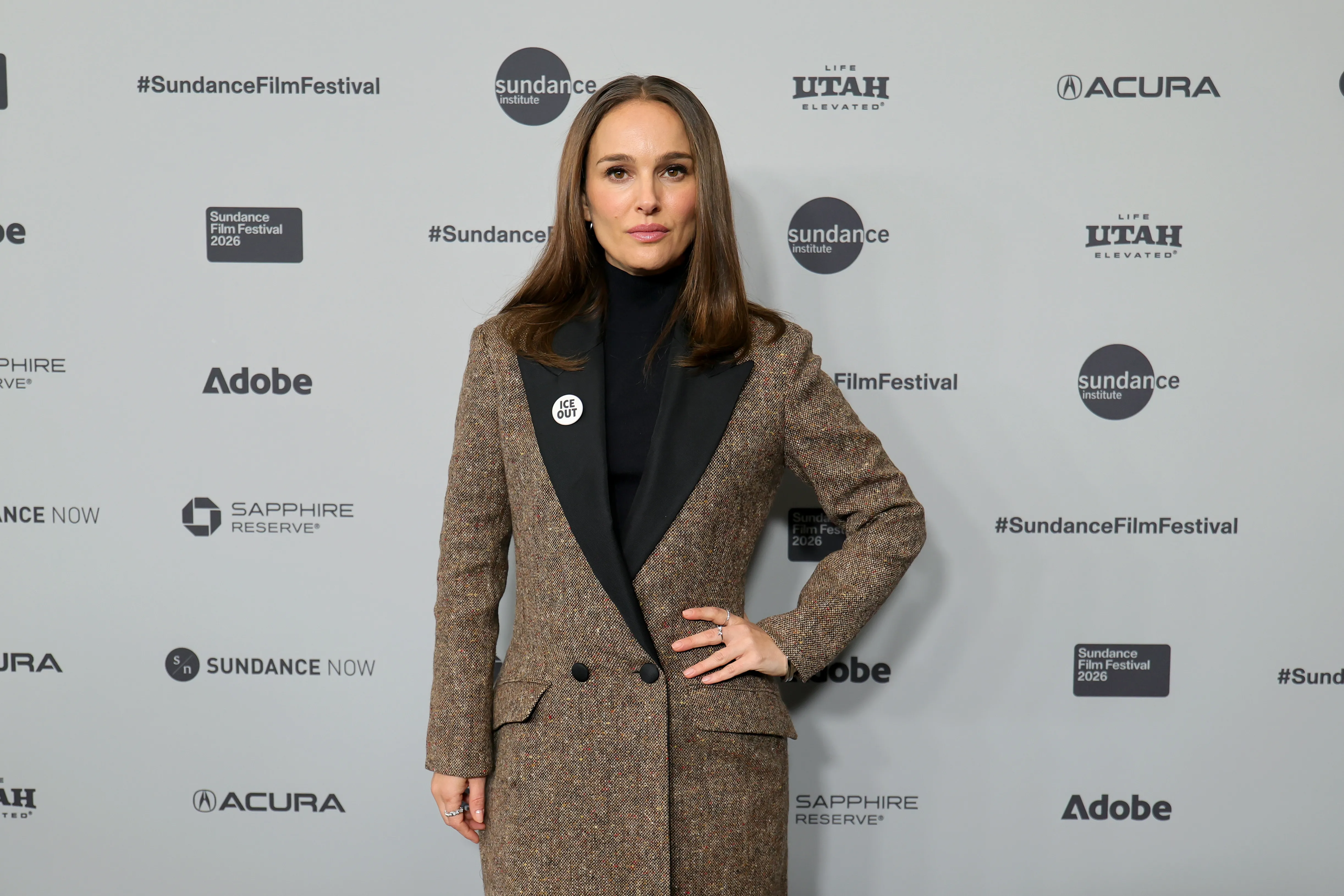 Natalie Portman attends the 2026 Sundance Film Festival