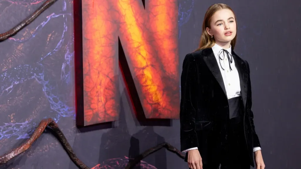 Nell Fisher attends Netflix's 'Stranger Things' Season 5 UK Special Screening at ODEON Luxe Leicester Square on November 13th, 2025 in London, England. (Photo by StillMoving.Net for Netflix)