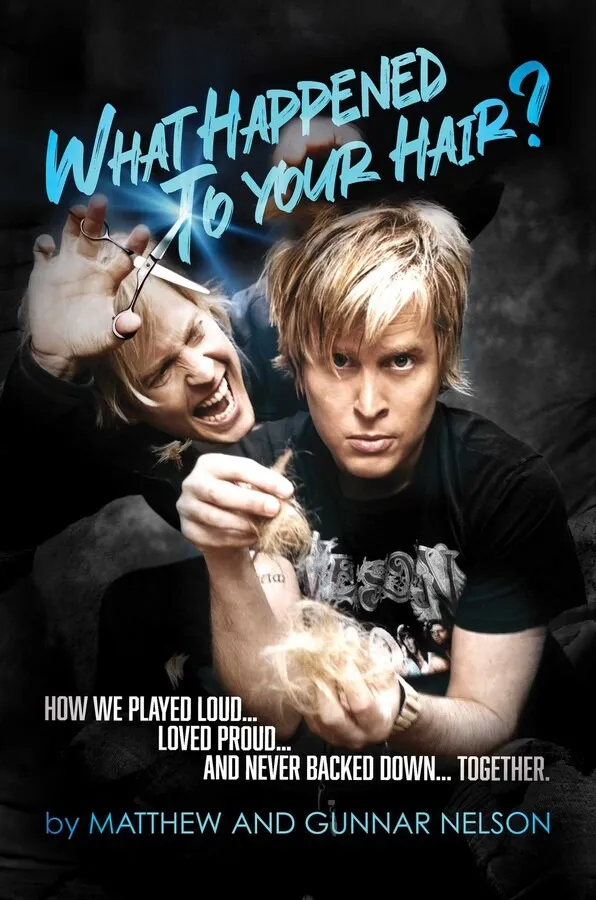 Matthew and Gunnar Nelson posing for the book cover