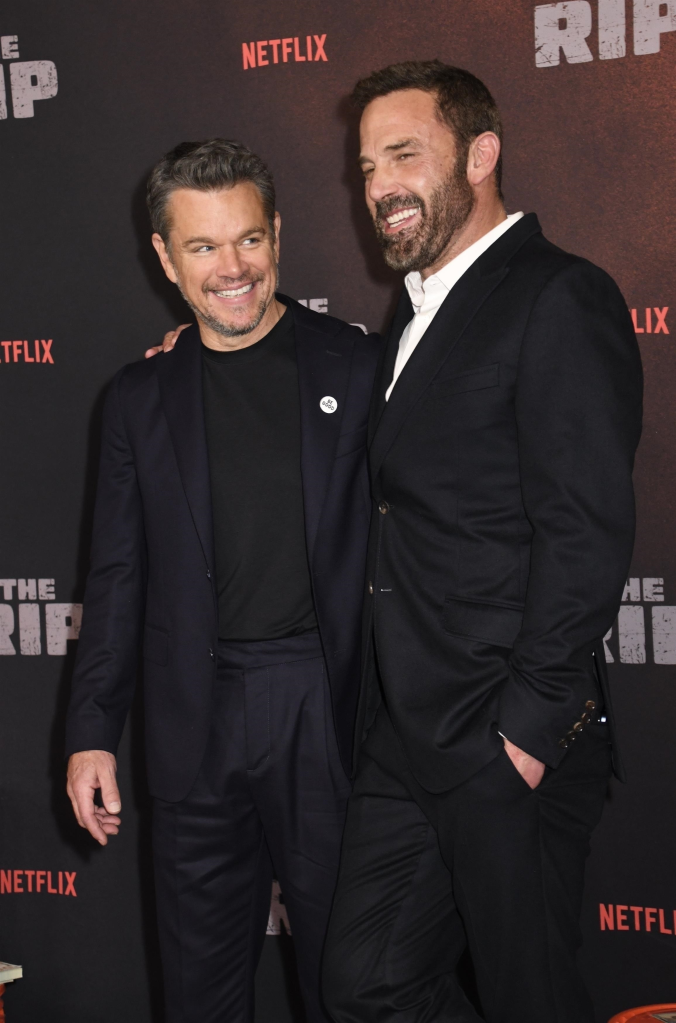 Matt Damon and Ben Affleck attend 