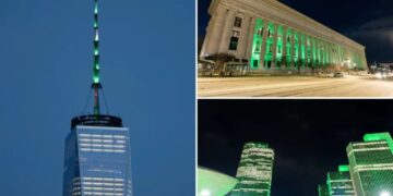 Hochul orders NY landmarks, including One World Trade Center, lit green for Muslim American Heritage Month