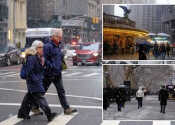 Major Northeastern cities expected to get up to 4 inches of snow through the weekend