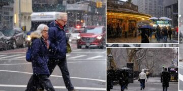 Major Northeastern cities expected to get up to 4 inches of snow through the weekend