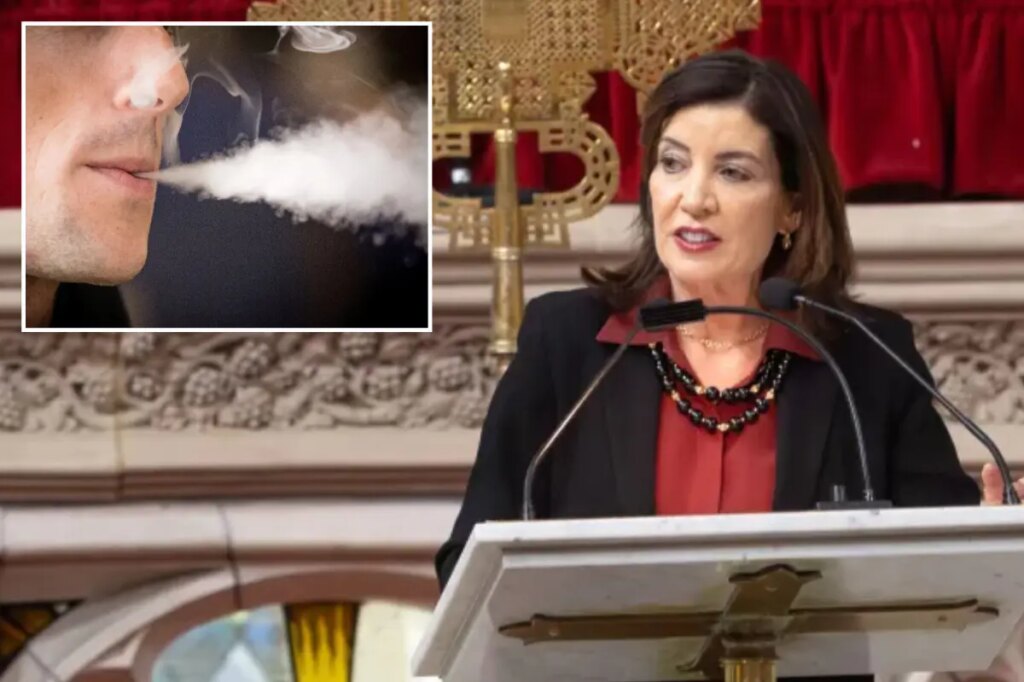Gov. Kathy Hochul vows crackdown on illegal flavored vapes as NY market explodes with dodgy products