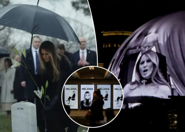 Melania Trump shows off Amazon movie at White House with black-tie screening, complete with custom popcorn tubs