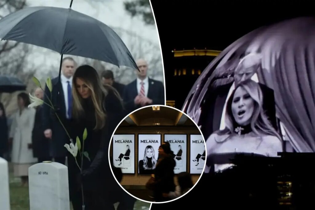 Melania Trump shows off Amazon movie at White House with black-tie screening, complete with custom popcorn tubs