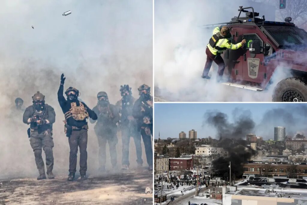 Unhinged rioters face off against feds as anger, violence in Minneapolis spirals out of control