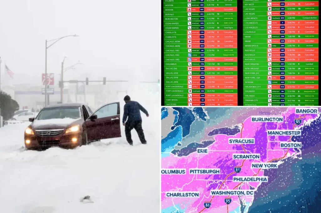 Historic Winter Storm Fern causes nearly 230K power outages, cancels thousands of flights as millions hunker down nationwide
