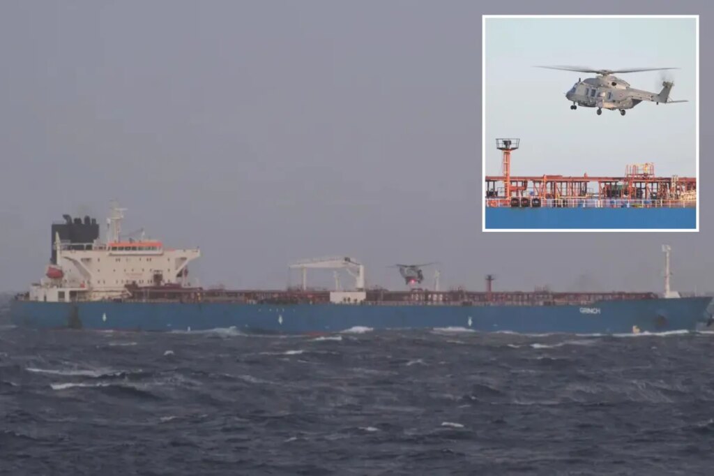 Russian oil tanker, the Grinch, intercepted as US, allies escalate sanctions crackdown