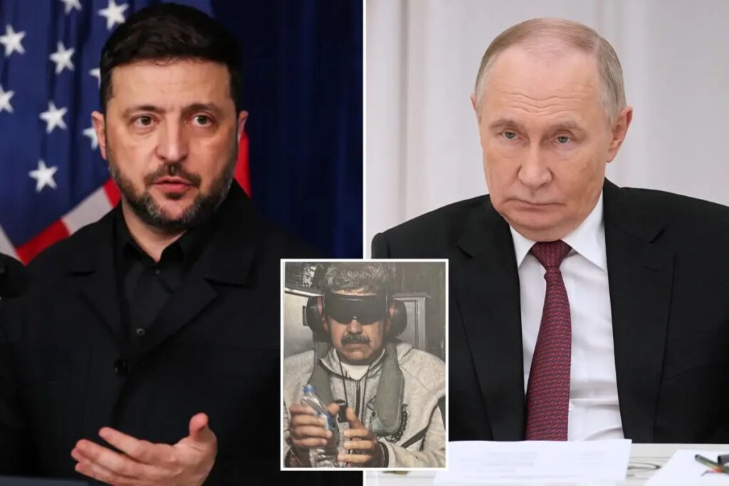 Zelensky calls for US to take down Putin following capture of Venezuela dictator Nicolás Maduro